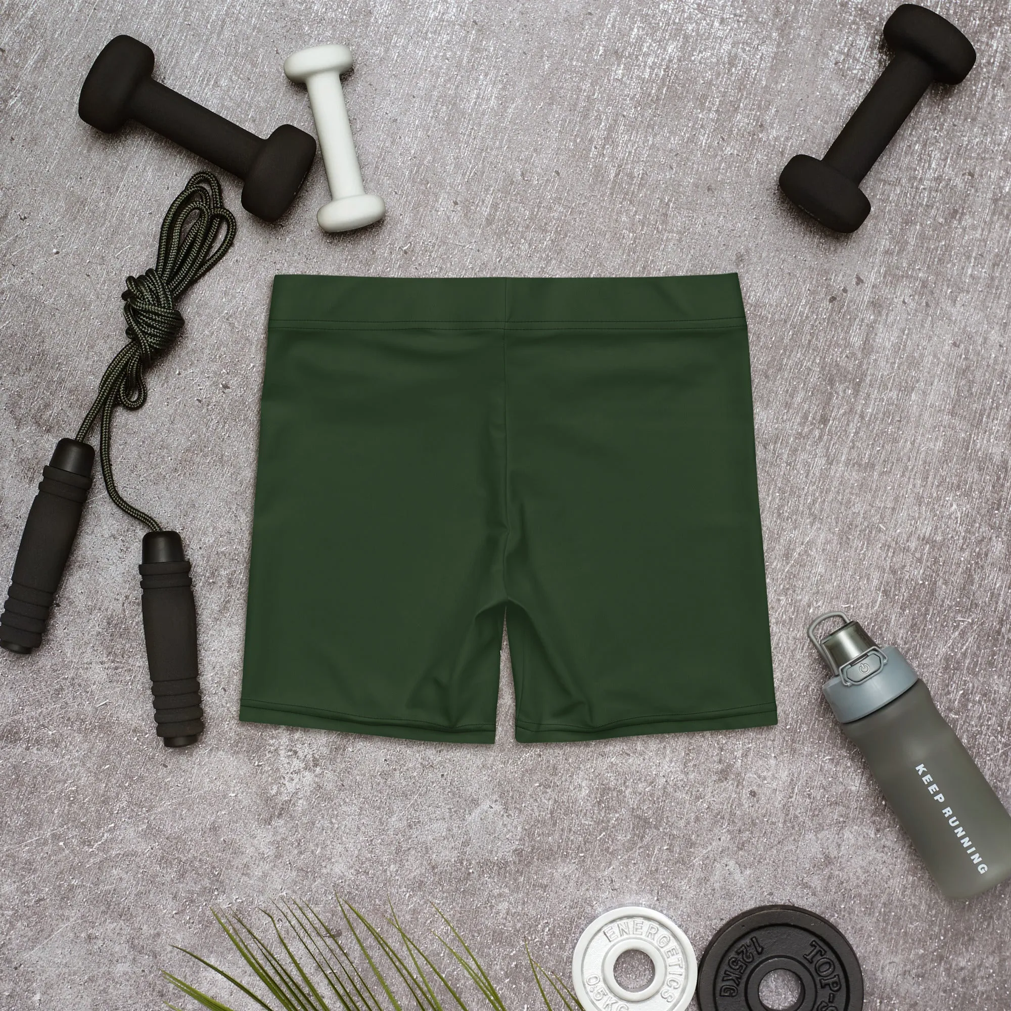 Myrtle Green Low Waist Shorts