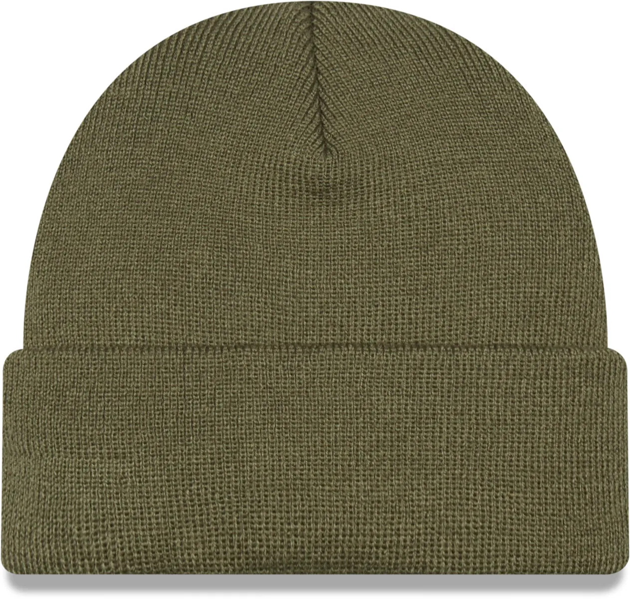 New Era Olive Green Short Cuff Knit Beanie