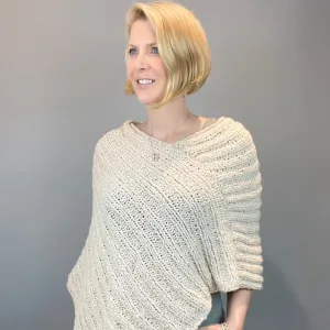 Nomad Bulky Poncho Knitting Kit | Berroco Nomad & Knitting Pattern (#69B)
