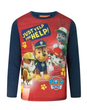 PAW Patrol Yelp For Help Boy's Longsleeved T-Shirt