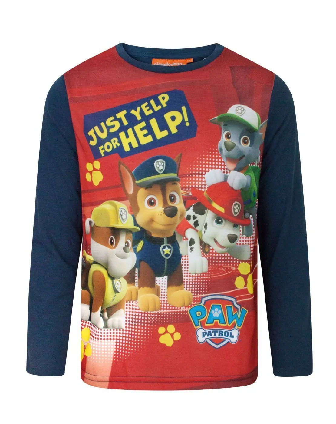 PAW Patrol Yelp For Help Boy's Longsleeved T-Shirt