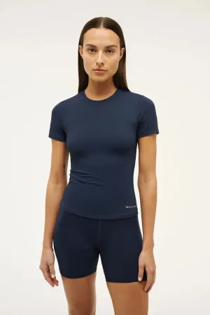 P.E. NATION | Foundation Short Sleeve Tee- Navy
