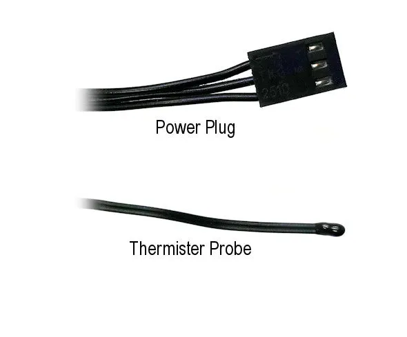 Pro Cool 80x80x25mm 3 Pin 12 Volt Thermistor Fan-SXT80