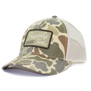 Properly Tied LD Sportsman Trucker Hat in Vintage Camo