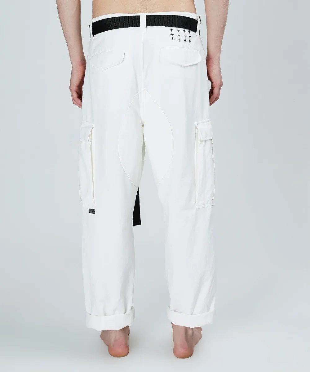 RAWS CARGO PANT WHITE