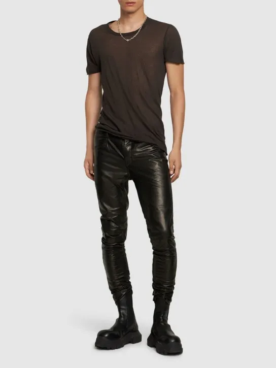 Rick Owens   Tyrone leather pants 