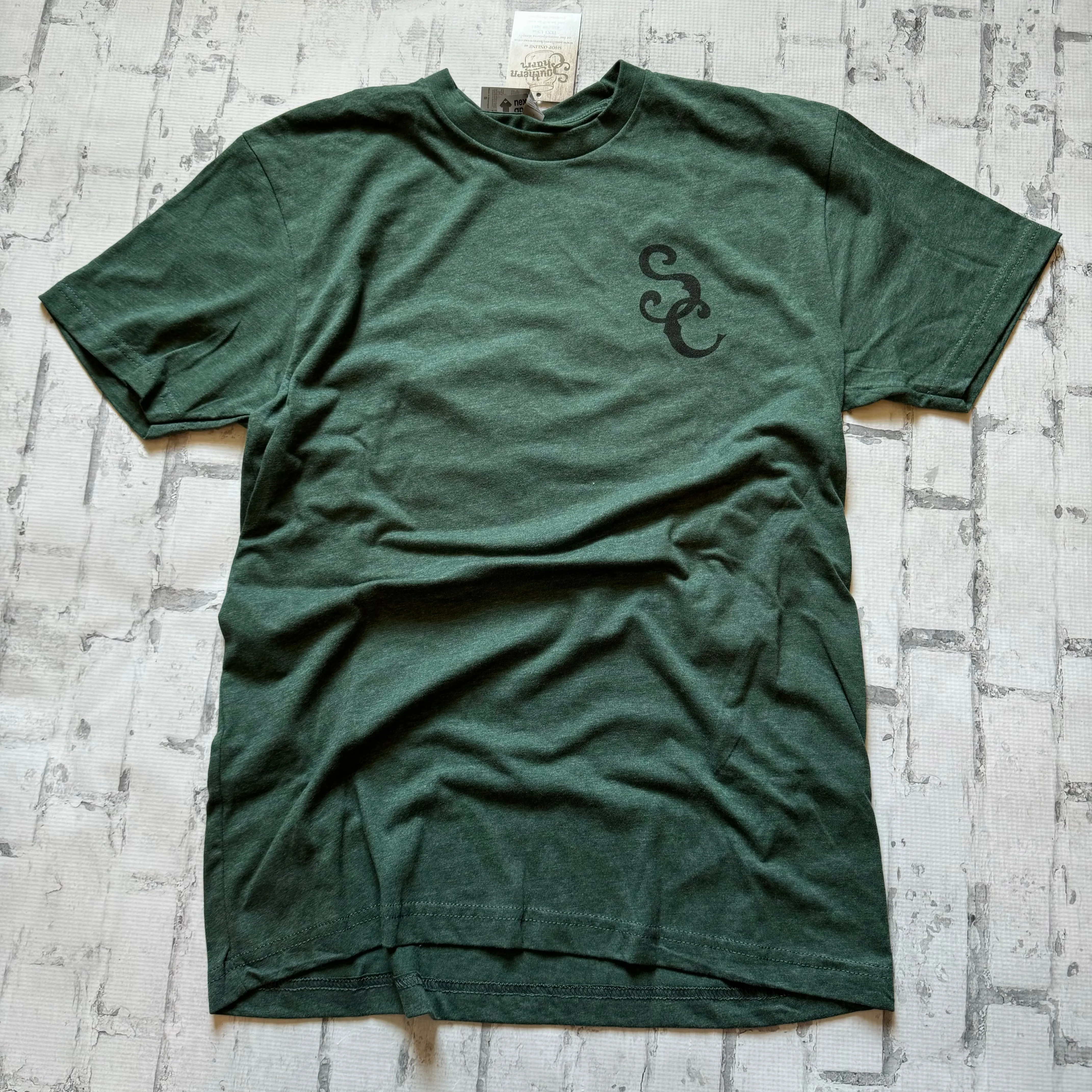 Southern Charm “Trout Jar” Short Sleeve T-shirt - Hunter Green