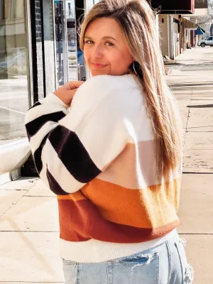 Striped Colorblock Sweater