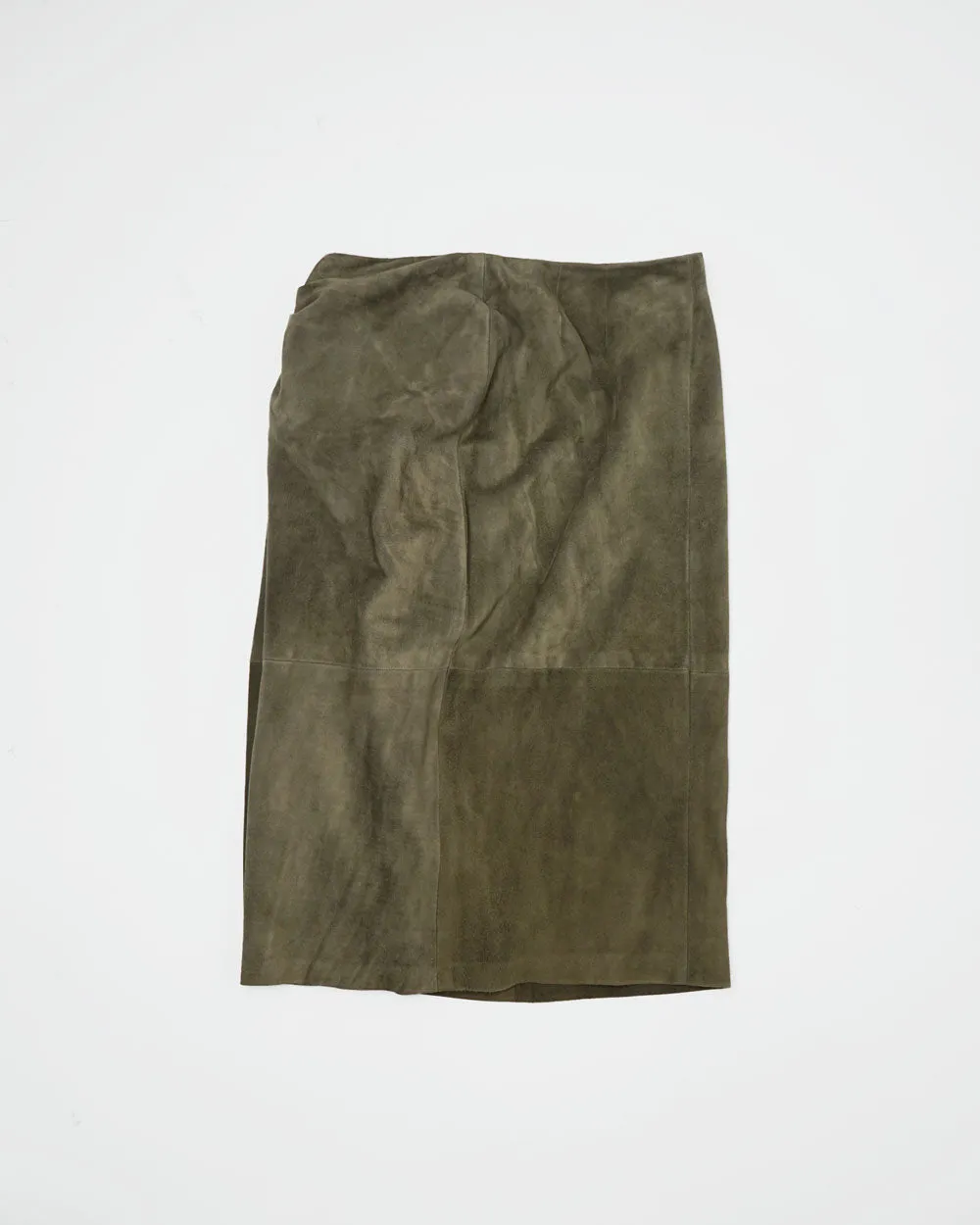 Suede Midi Skirt