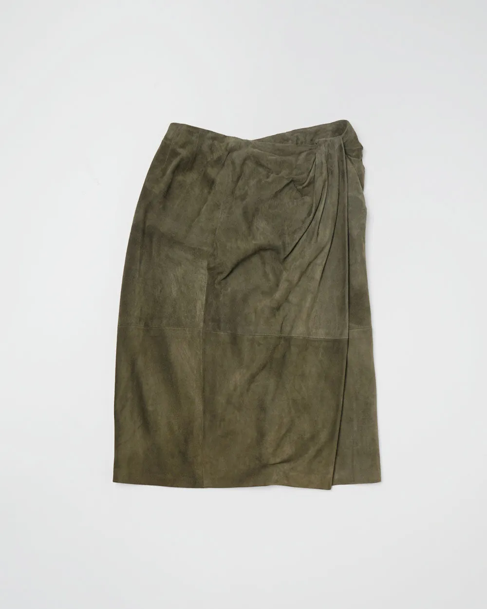 Suede Midi Skirt