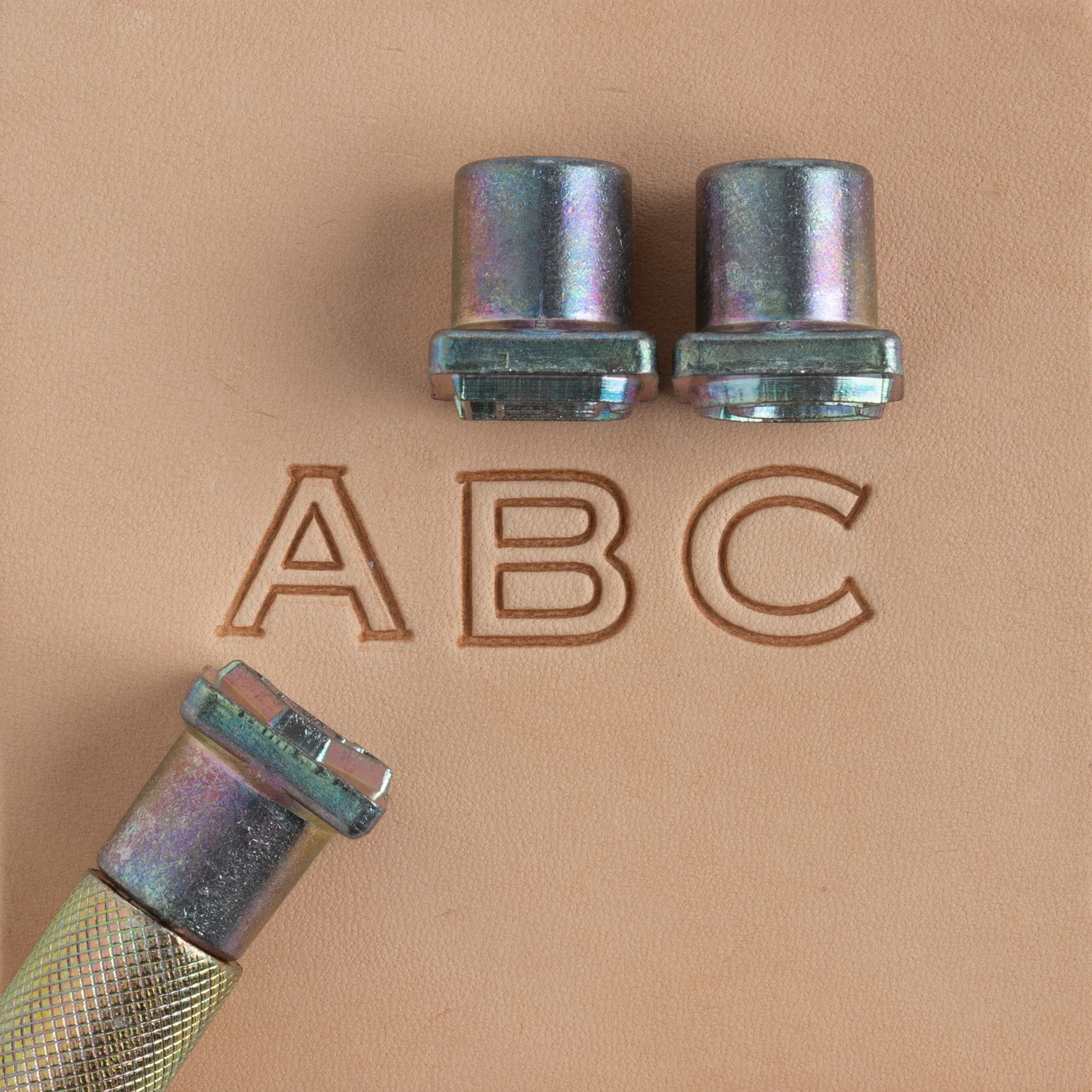 Tandy Leather Craftool 1/2" (13 mm) Block Alphabet Set 8143-00