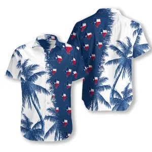 Texas Hawaiian Shirt Coconut Palm Tree, Texas  Hawaiian shirts for men, Women