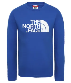 The North Face Girls Lifestyle Nf0A3S3B-Cz6-1 Y Easy L/S T-shirt Blue