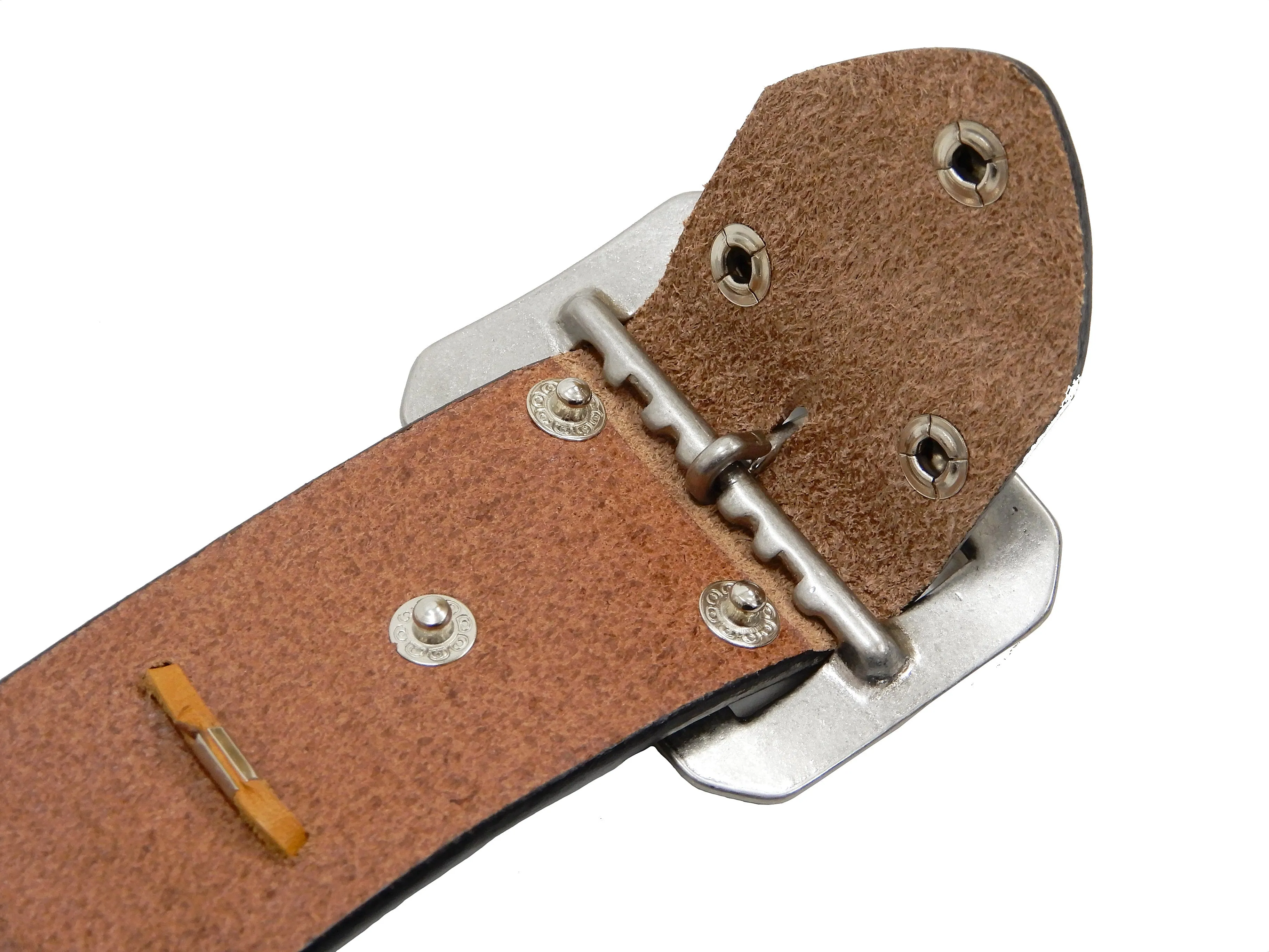 TOYS McCOY Cross-Stitched Leather Belt Men's Ccasual Marlon Brando The Wild One Belt TMA2107 Black