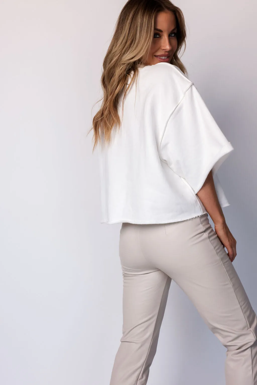 V Cute Leather Pants
