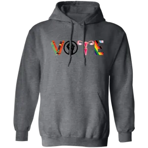 VOTE Pullover Hoodie | Banned Books, Reproductive Rights, BLM, LGBTQ Progress, Political Activism, Roe v Wade Pullover Hoodie