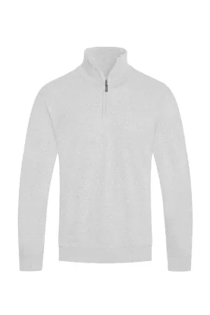 Weiv Mens Knit Quarter Zip Sweater