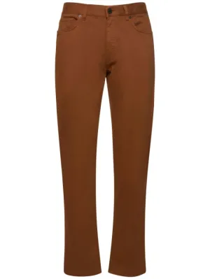 Zegna   Stretch gabardine pants 