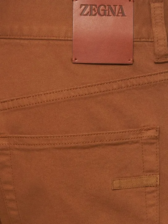 Zegna   Stretch gabardine pants 