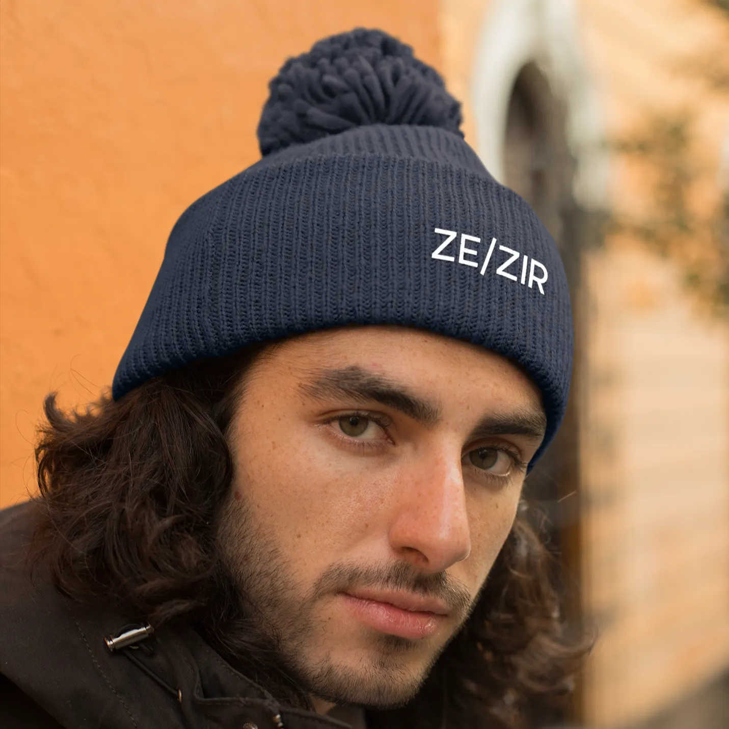 Ze/Zir Pronouns Beanie Hat