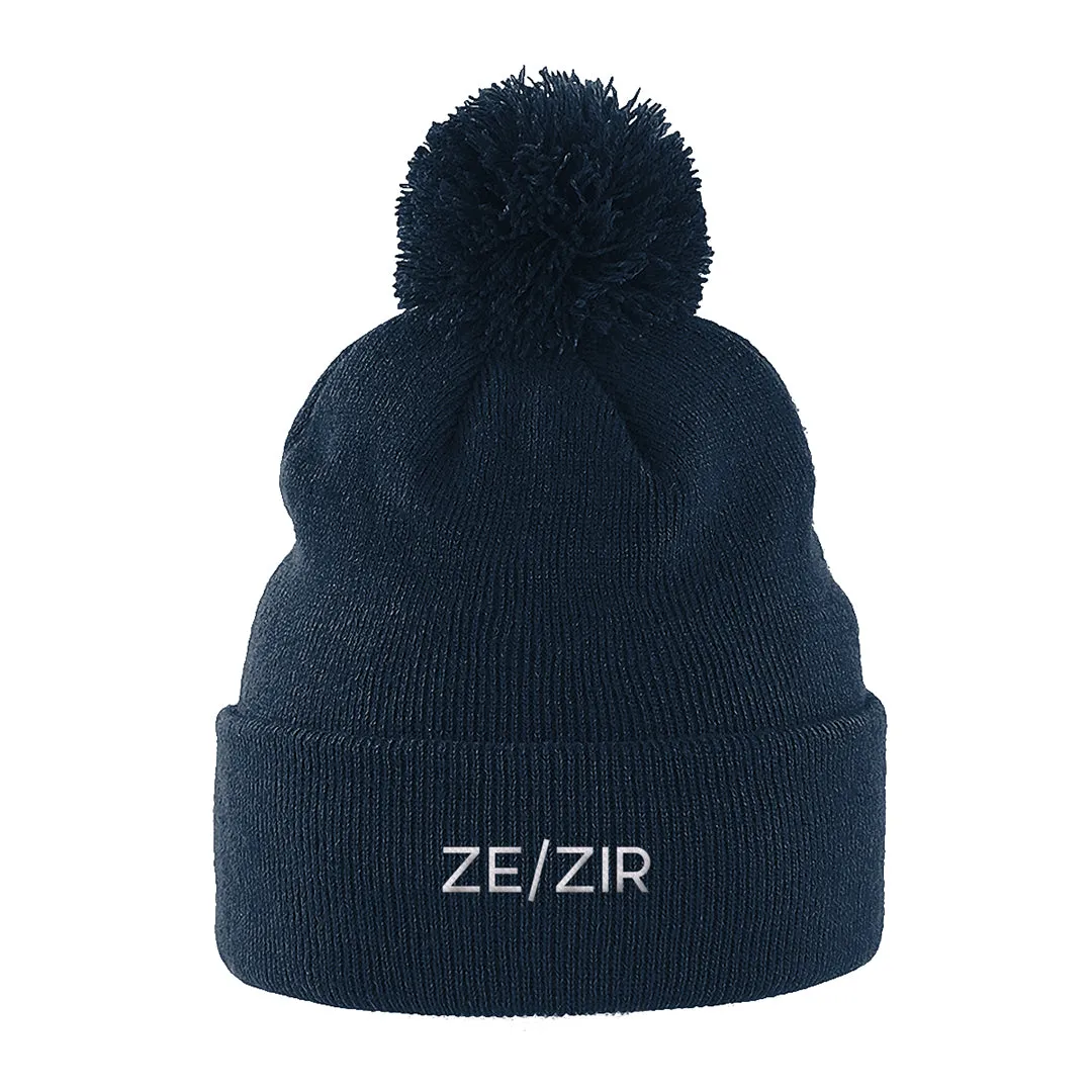 Ze/Zir Pronouns Beanie Hat